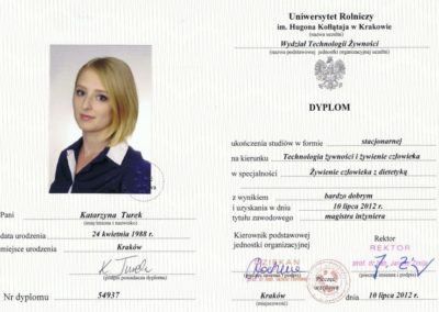 dyplom Katarzyna Turek
